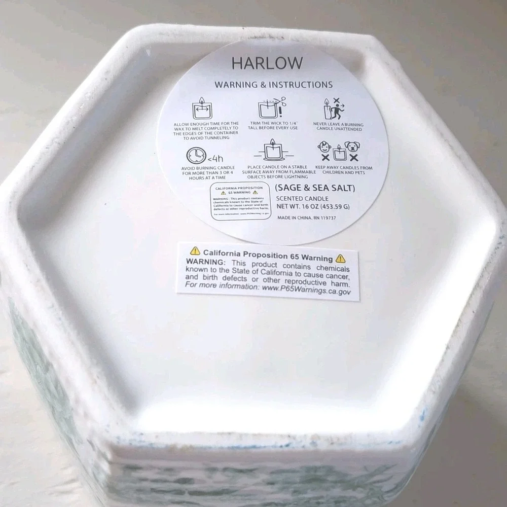 Harlow Sage And Sea Salt Candle